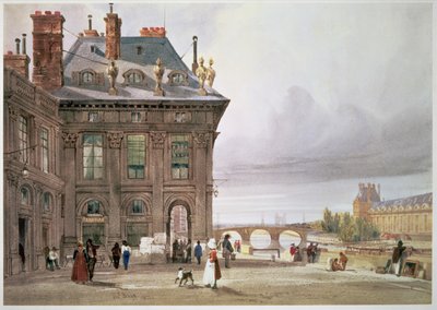 Die Pont Royal und die Tuilerien vom Institut aus gesehen, Paris von Thomas Shotter Boys